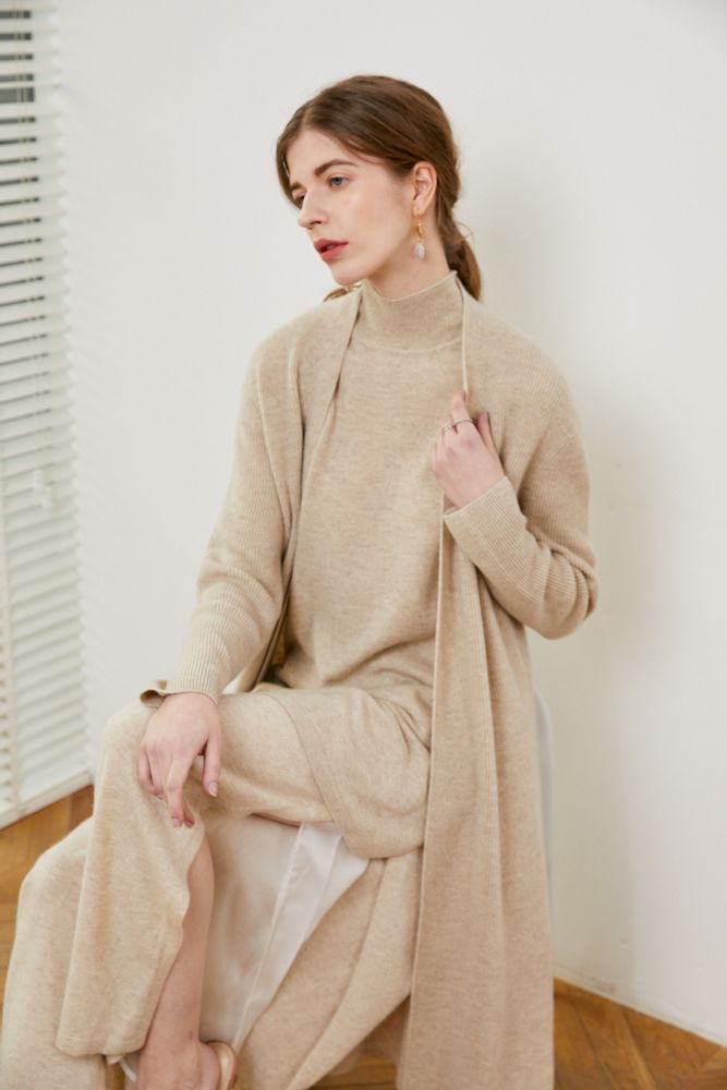 Prêt-à-porter - Pantalon tricoté en cachemire - SANDRIVER MONGOLIAN CASHMERE