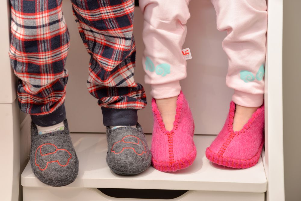 Shoes - Cosy slip on made from 100% wool felt - ERDENET HOME