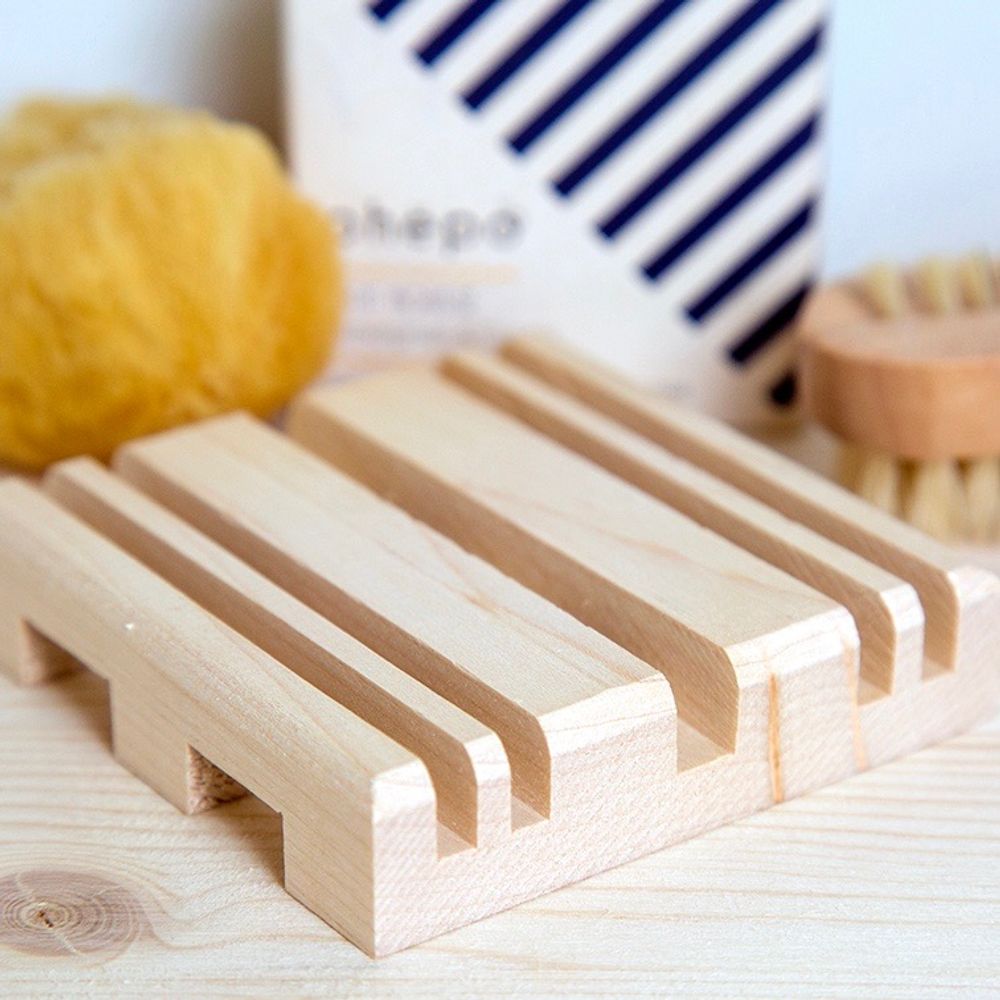 Decorative objects - STRAT Maple Wood Soap Dish - OHËPO