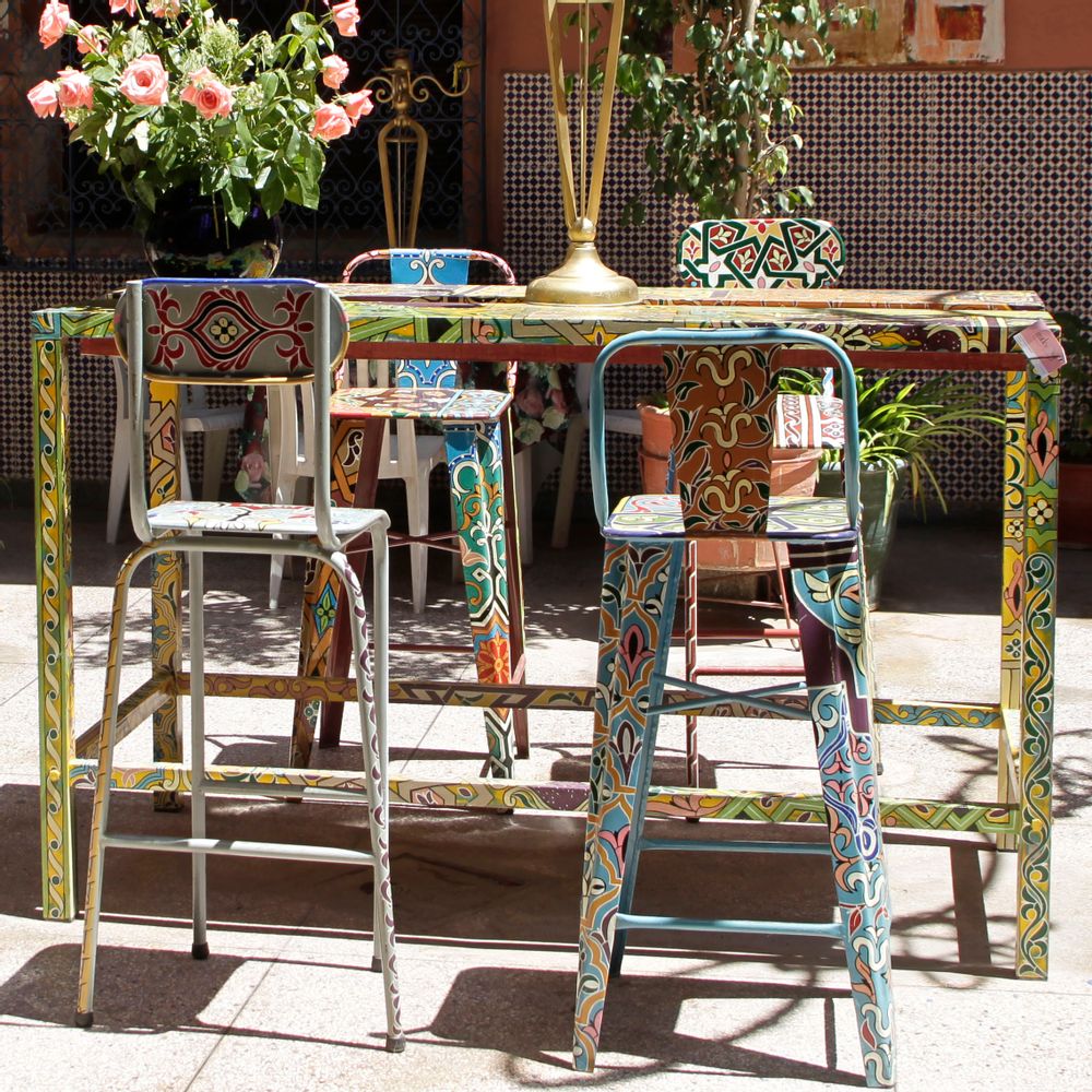 Chaises - CHAISE HAUTE ATELIER COLORIAGE - MADE IN DIVA