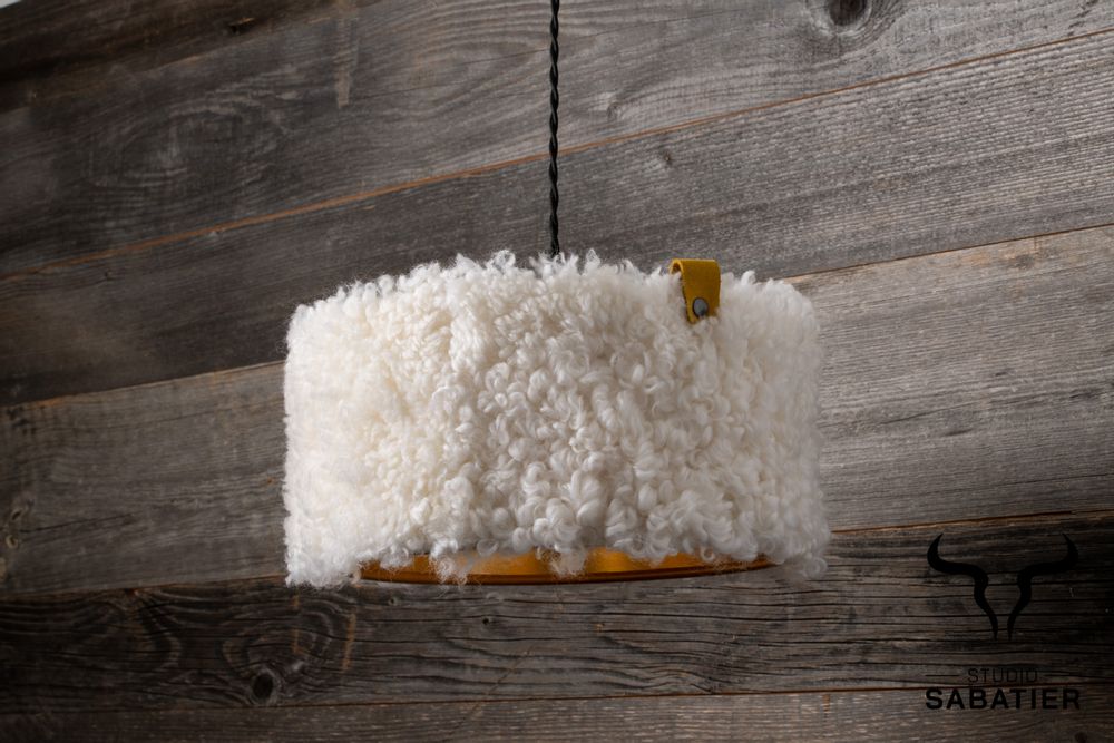 Abat-jours - Abat-jour fourrure, cuir ou tissu - MAISON YAK