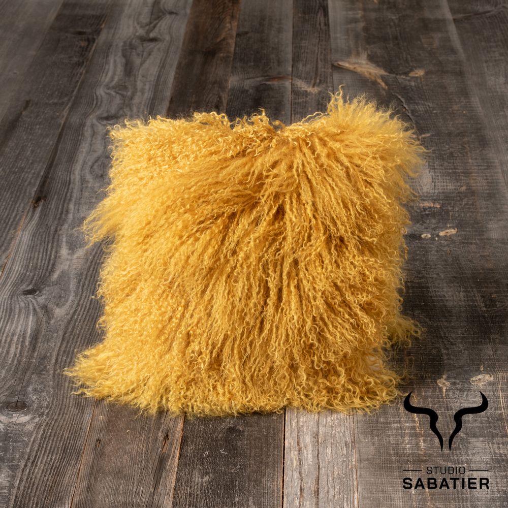 Coussins textile - Coussin agneau du Tibet. - MAISON YAK