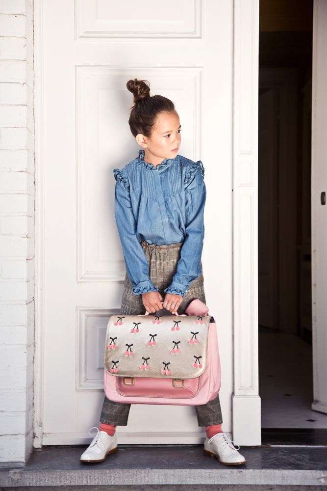 Sacs et cartables - Cartable enfant "It bag" Midi Cherry Pompon - JEUNE PREMIER