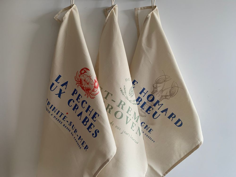 Torchons - Torchons personnalisables 74x47  - COAST AND VALLEY, UNE MARQUE DE LA SARL MYDITEX COMPANY