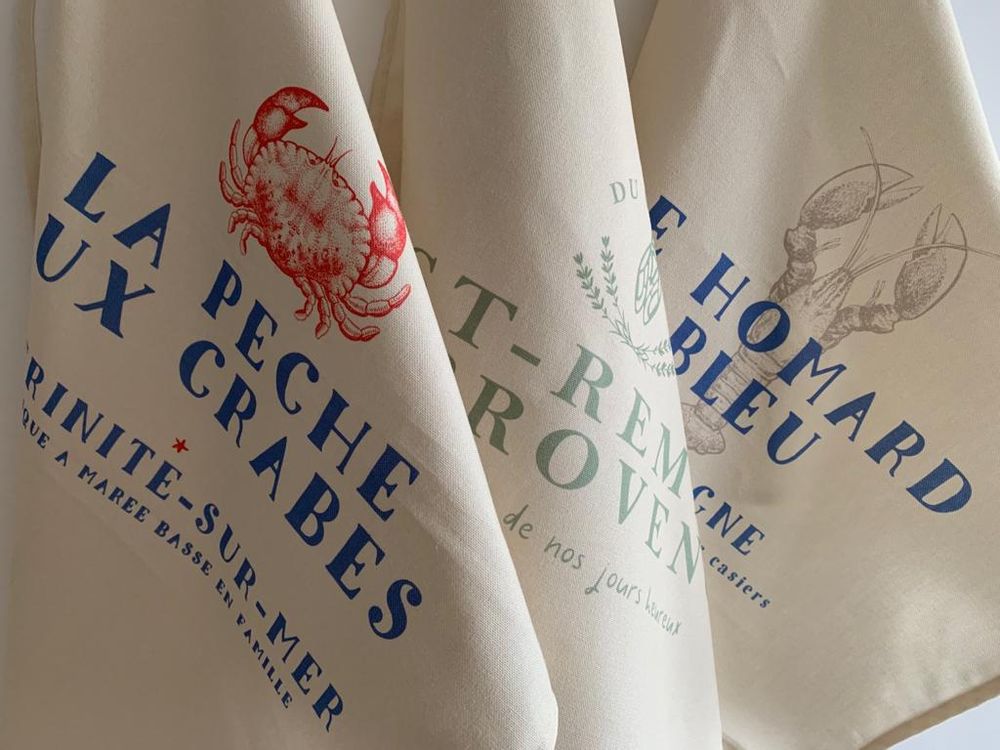 Torchons - Torchons personnalisables 74x47  - COAST AND VALLEY, UNE MARQUE DE LA SARL MYDITEX COMPANY