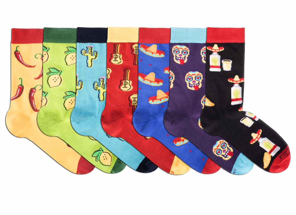 Socks - Mexico Weekly Box - PIRIN HILL