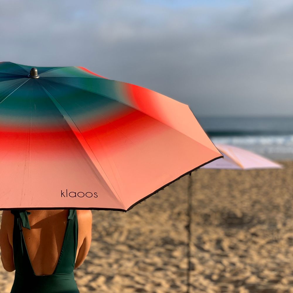 Sunshades - Beach Parasol - Watermelon Red Psyche - Klaoos - KLAOOS