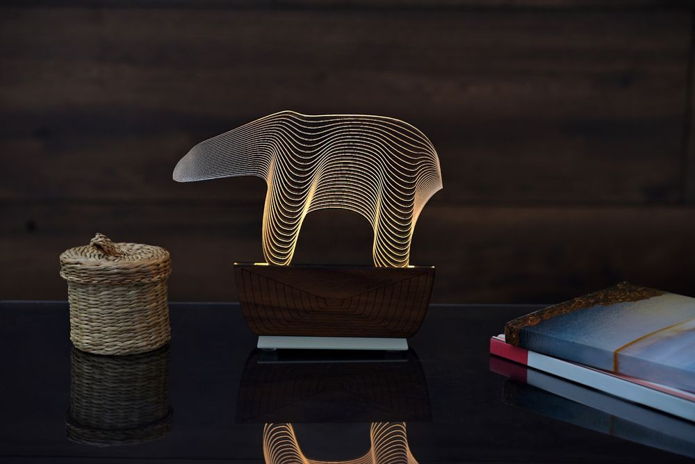 Table lamps - "Save a Bear" table lamp - ZINTEH LIGHTING