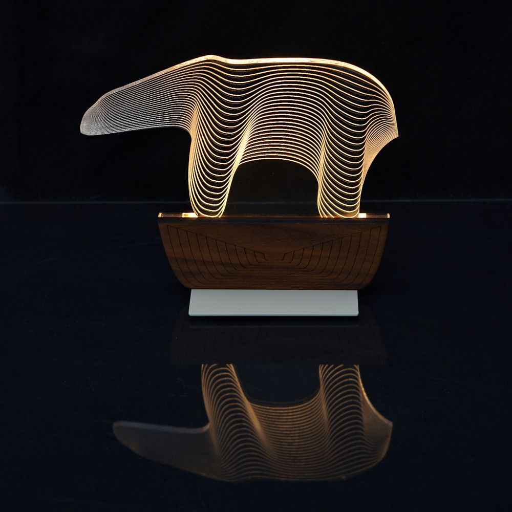 Table lamps - "Save a Bear" table lamp - ZINTEH LIGHTING
