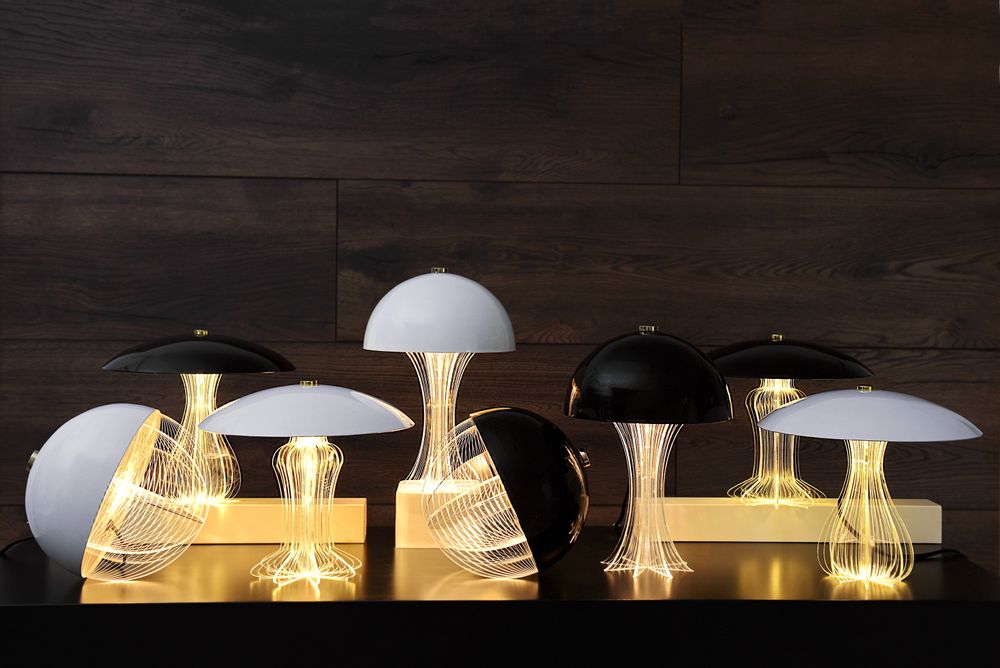Table lamps - Mistic Nero table lamp - ZINTEH LIGHTING
