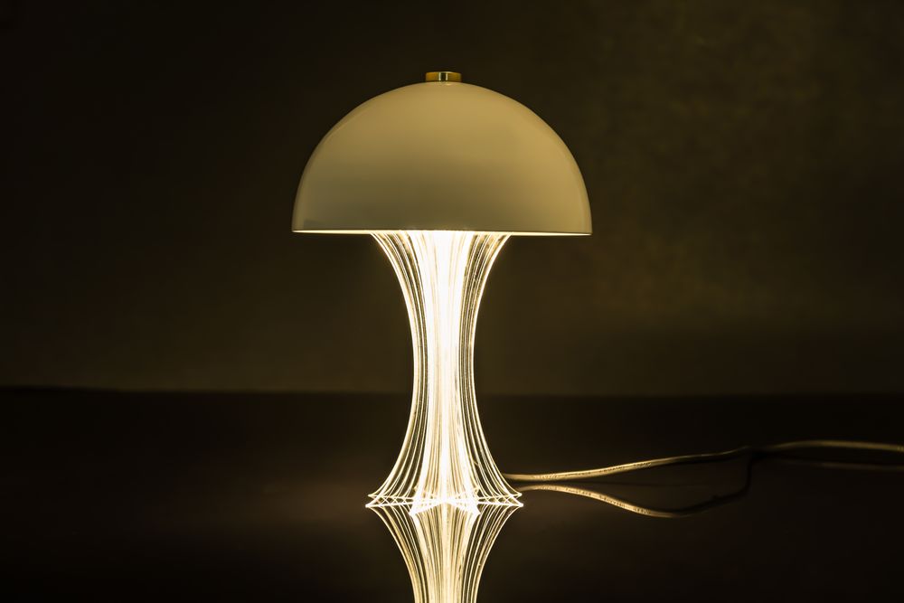 Lampes de bureau  - Mistic Bianco lampe de table - ZINTEH LIGHTING