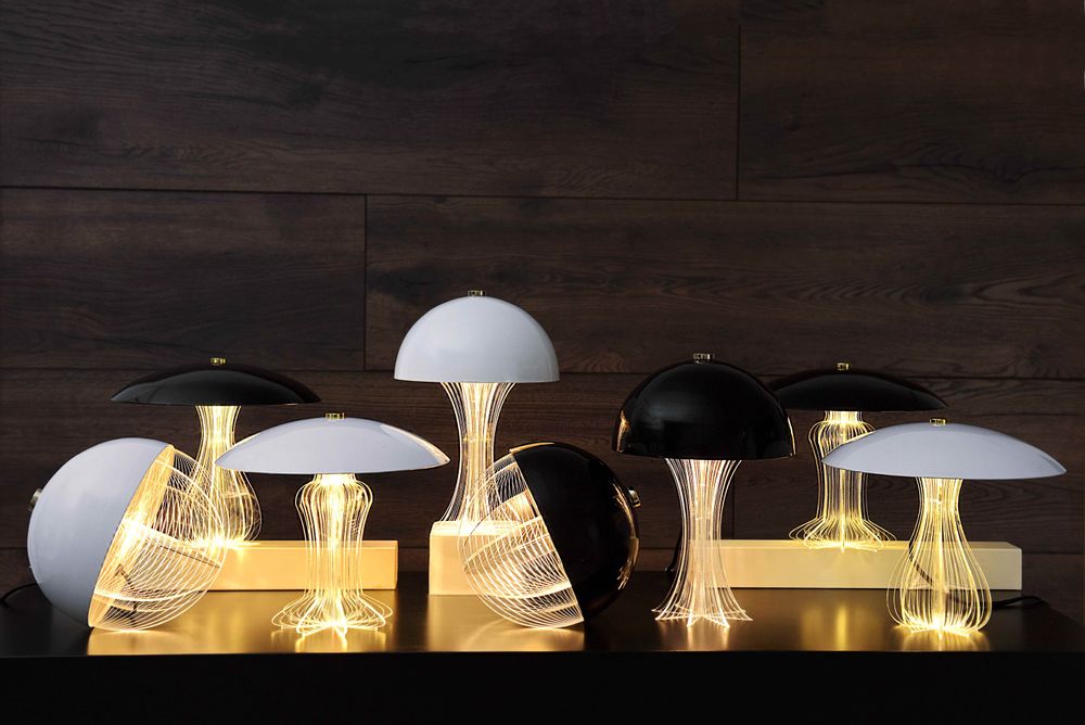 Table lamps - Epica Nero table lamp - ZINTEH LIGHTING