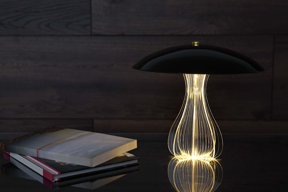 Table lamps - Epica Nero table lamp - ZINTEH LIGHTING