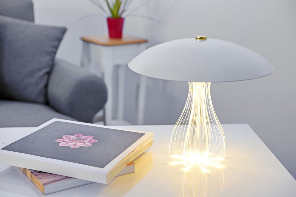 Desk lamps - Epica Bianco desk lamp - ZINTEH LIGHTING