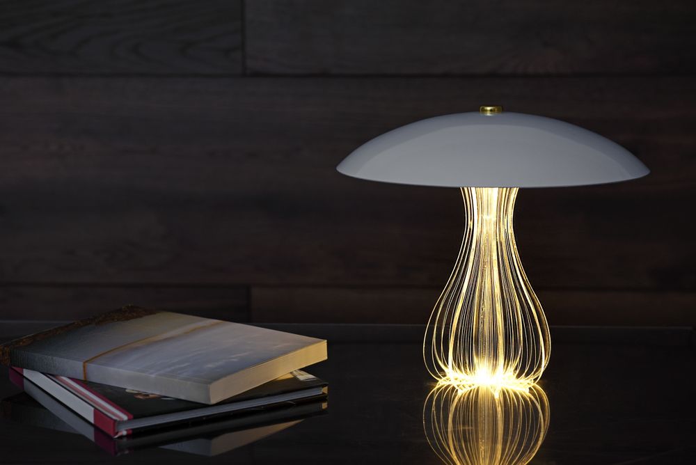 Desk lamps - Epica Bianco desk lamp - ZINTEH LIGHTING