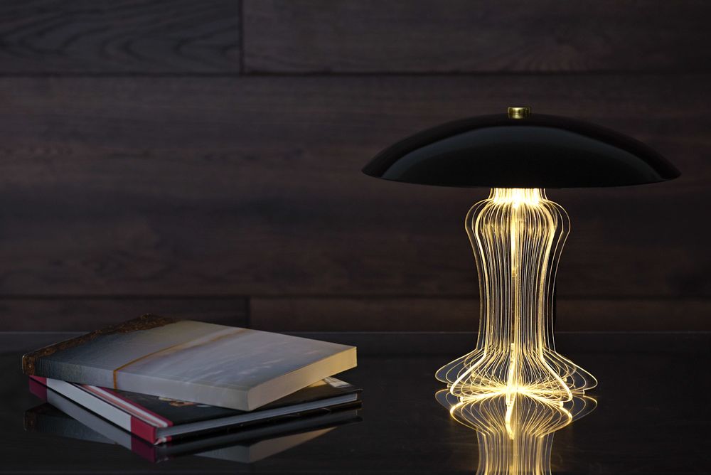 Lampes à poser - Novo Nero lampe de table - ZINTEH LIGHTING
