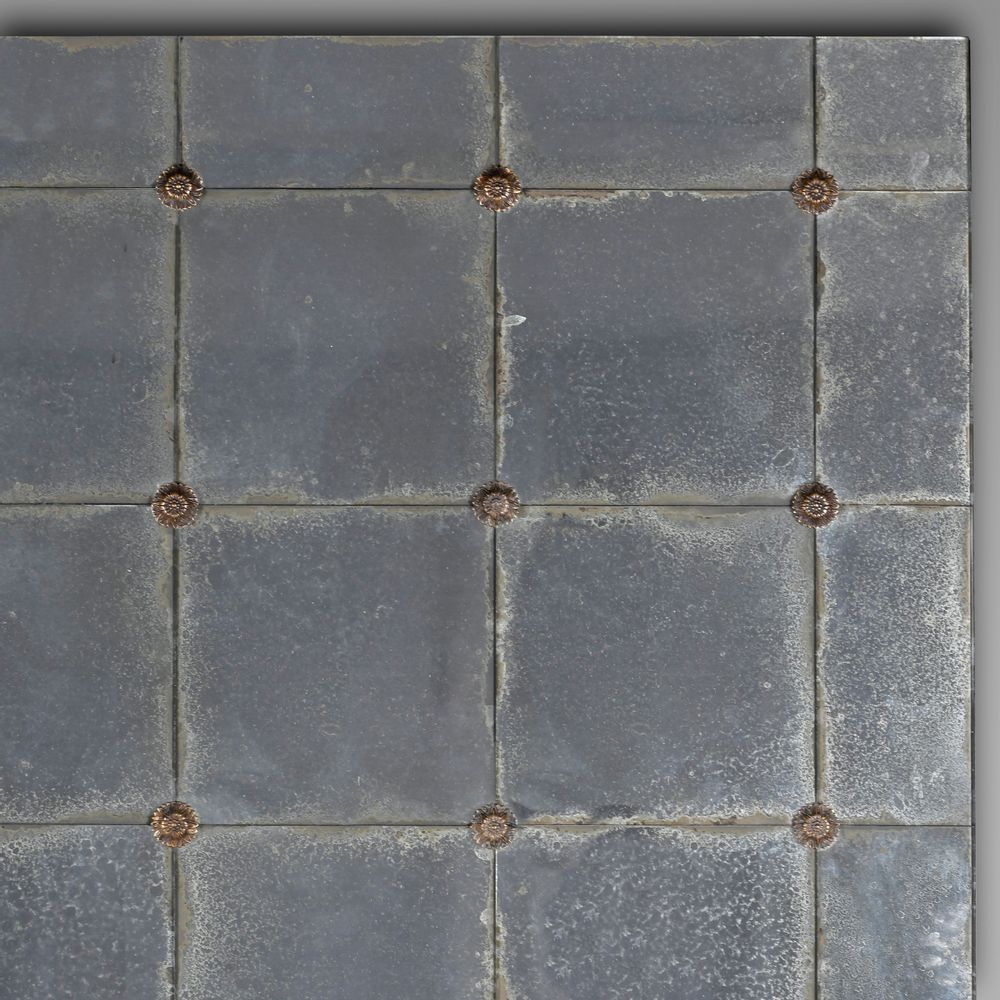 Miroirs - Miroir de Café avec Rosaces en Laiton -100 x 175 - ATELIERS C&S DAVOY
