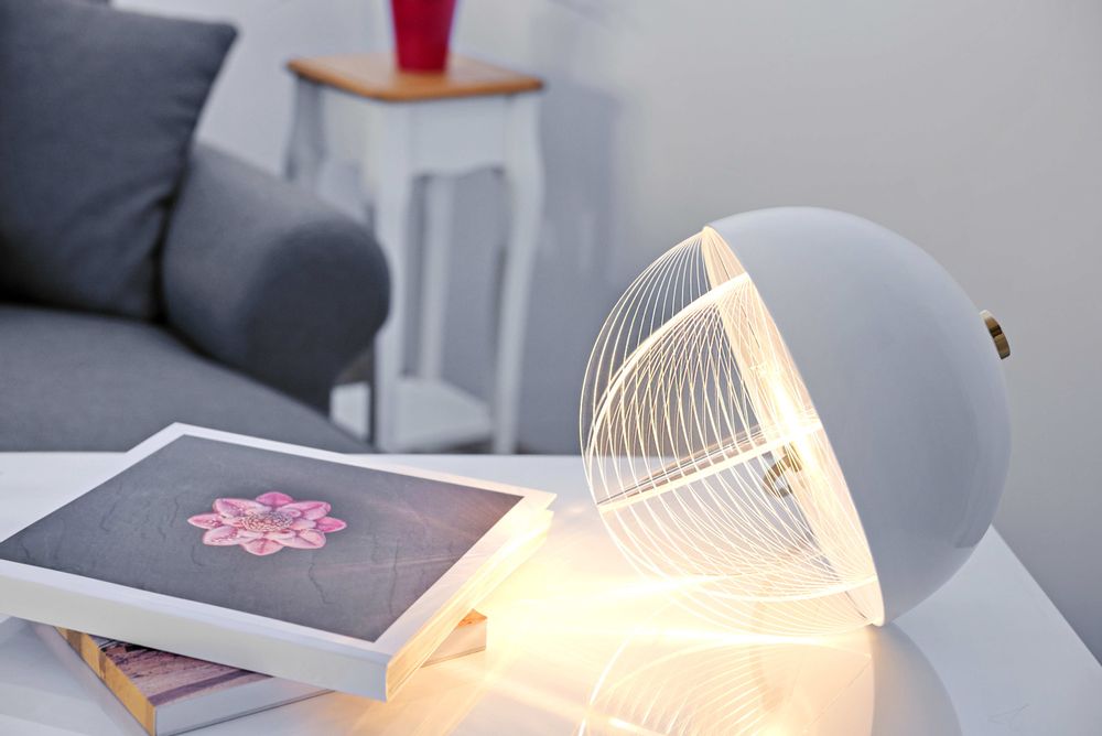 Lampes de table - Oblò Bianco lampe de table - ZINTEH LIGHTING