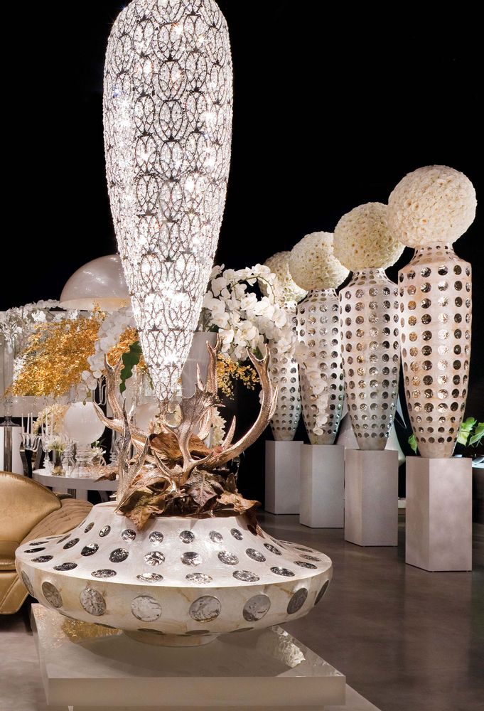 Décorations florales - Set Arrangements en formes - Compositions de fleurs - VG - VGNEWTREND