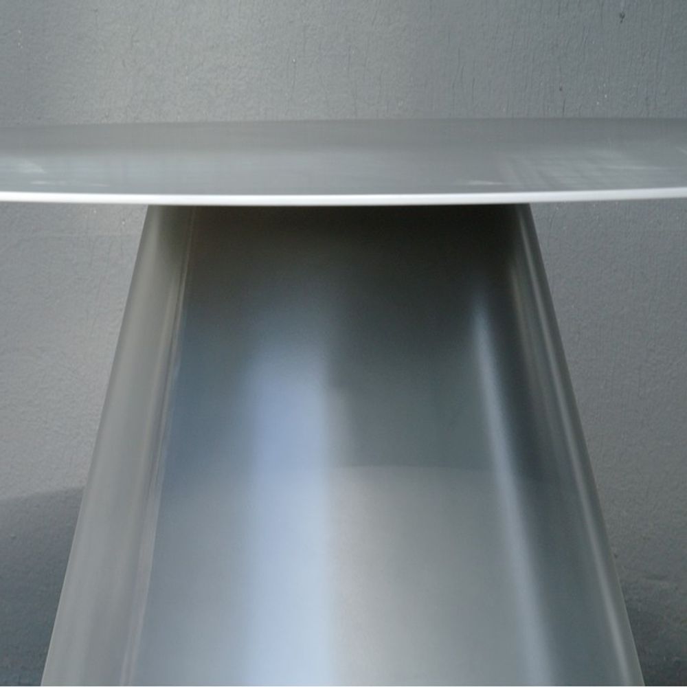 Dining Tables - Lombok round metal dining table - TERRE ET METAL