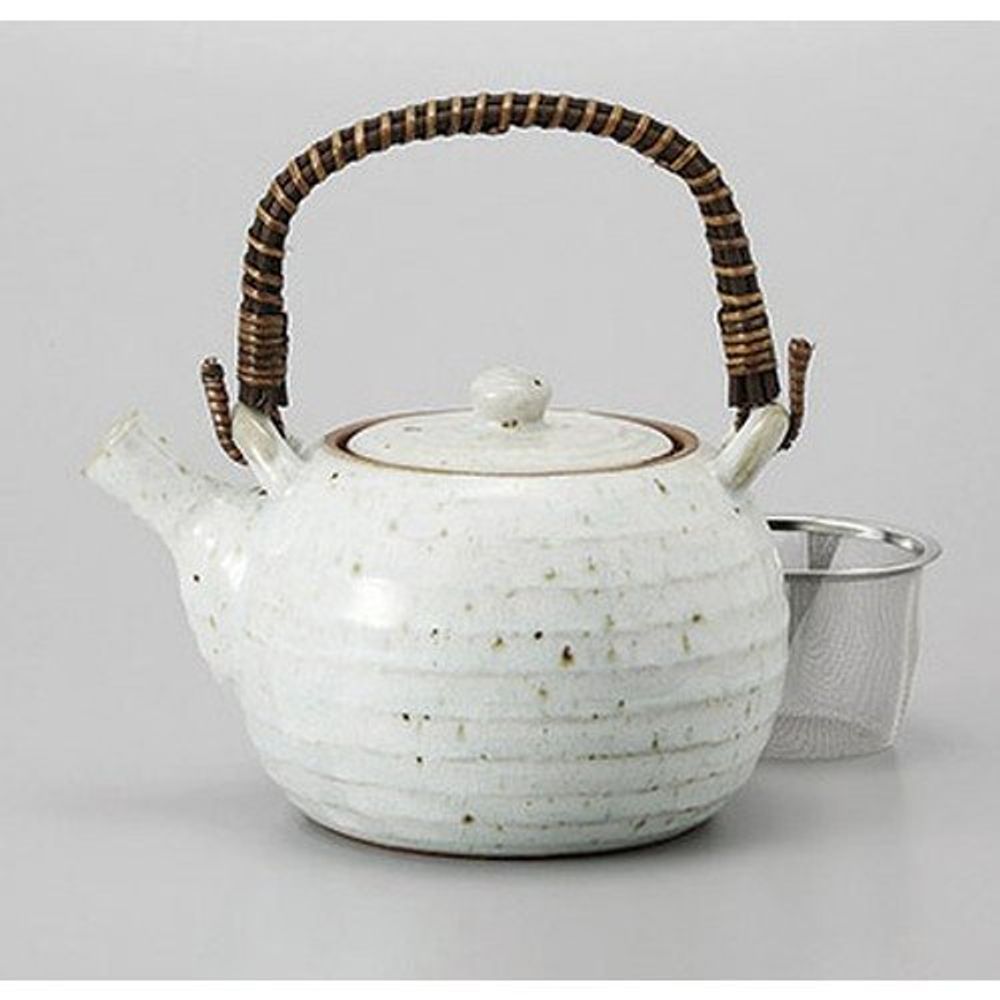 Tea and coffee accessories - Japanese dobin teapot - SHIROTSUKI / AKAZUKI JAPON