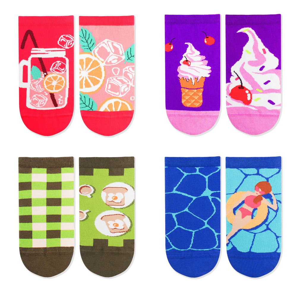 Chaussettes - Socquettes fantaisies dépareillées - PIRIN HILL