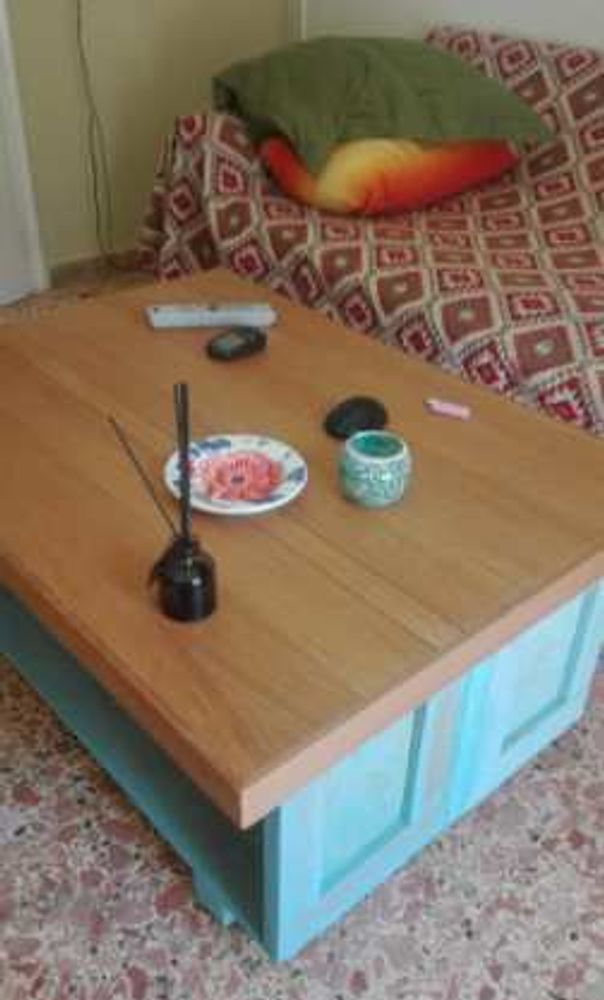 Tables basses - Table basse chêne Fisherman B - LIVING MEDITERANEO