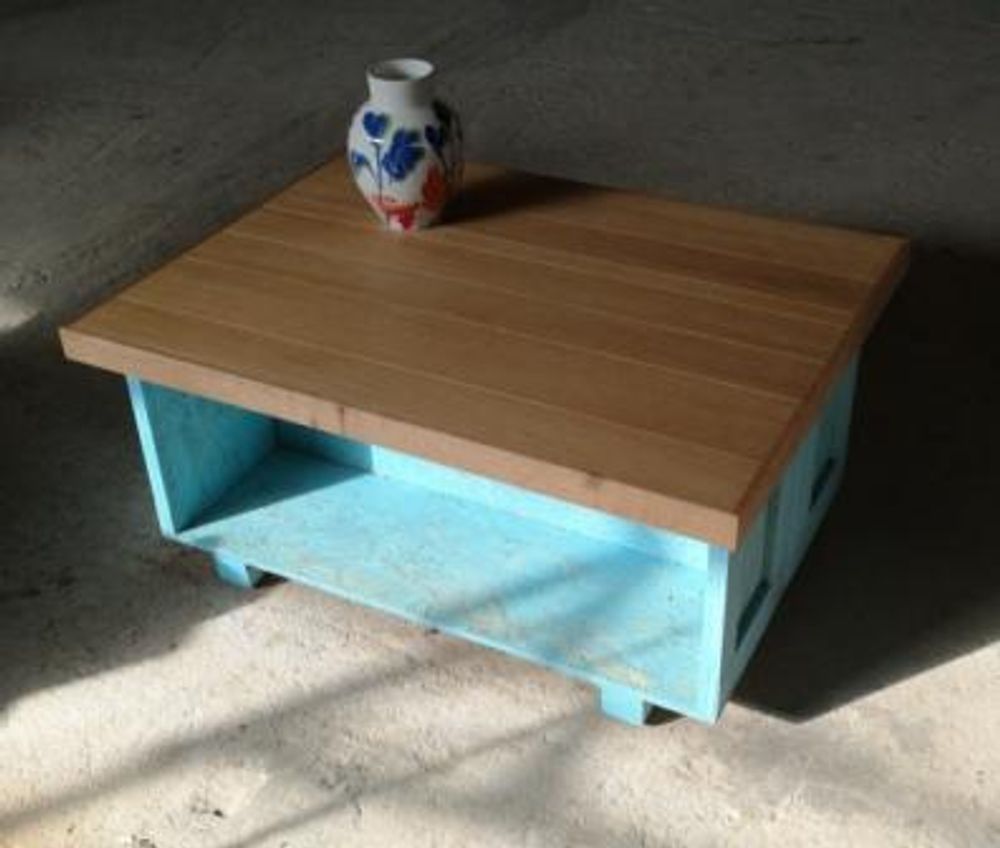 Tables basses - Table basse chêne Fisherman B - LIVING MEDITERANEO