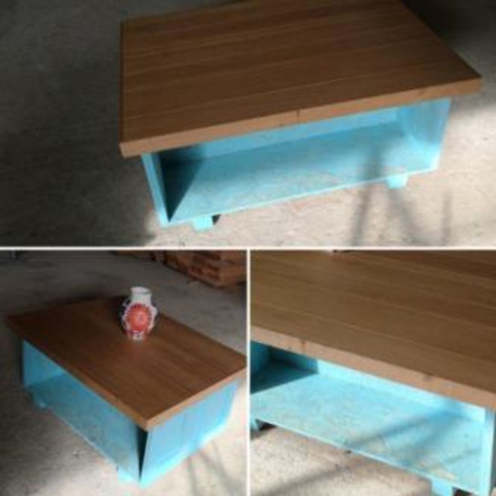 Tables basses - Table basse chêne Fisherman B - LIVING MEDITERANEO