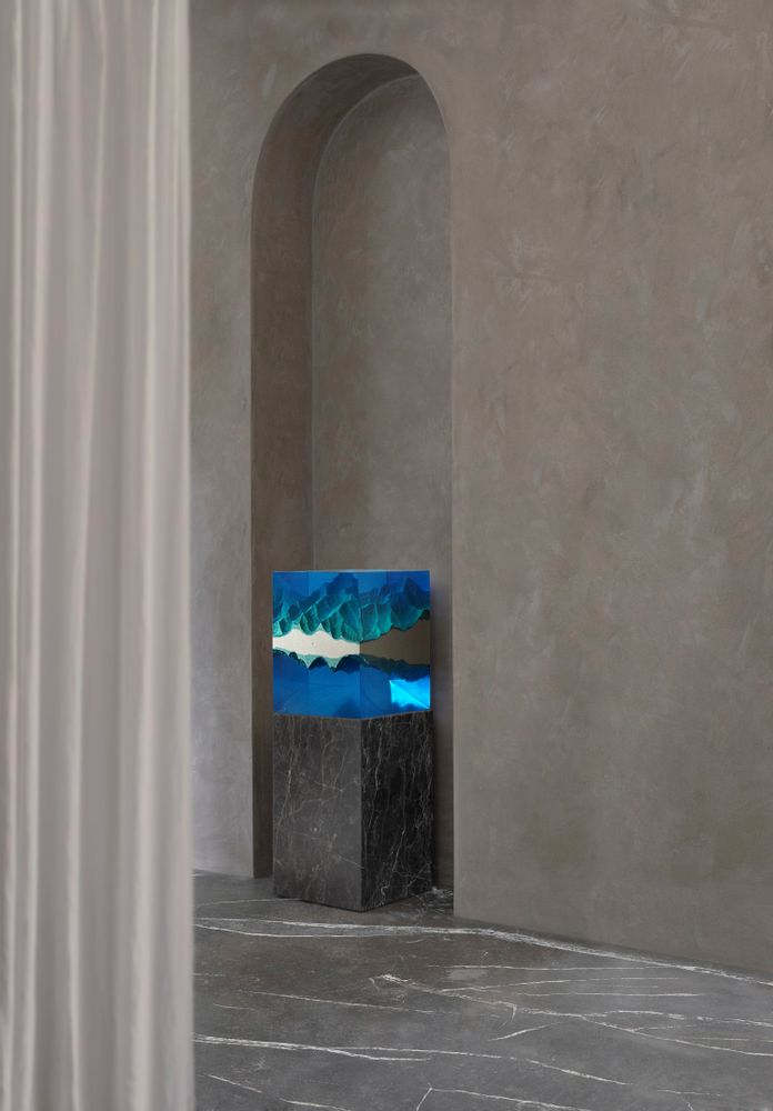 Sculptures, statuettes and miniatures - Mountains Mirror | Sculpture - LO CONTEMPORARY