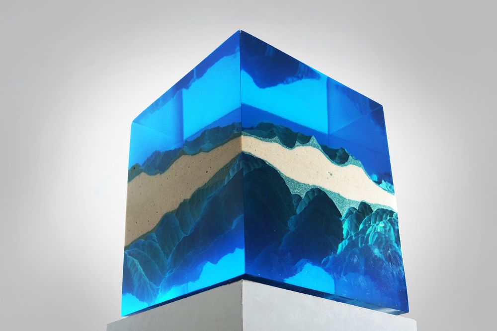 Sculptures, statuettes and miniatures - Mountains Mirror | Sculpture - LO CONTEMPORARY
