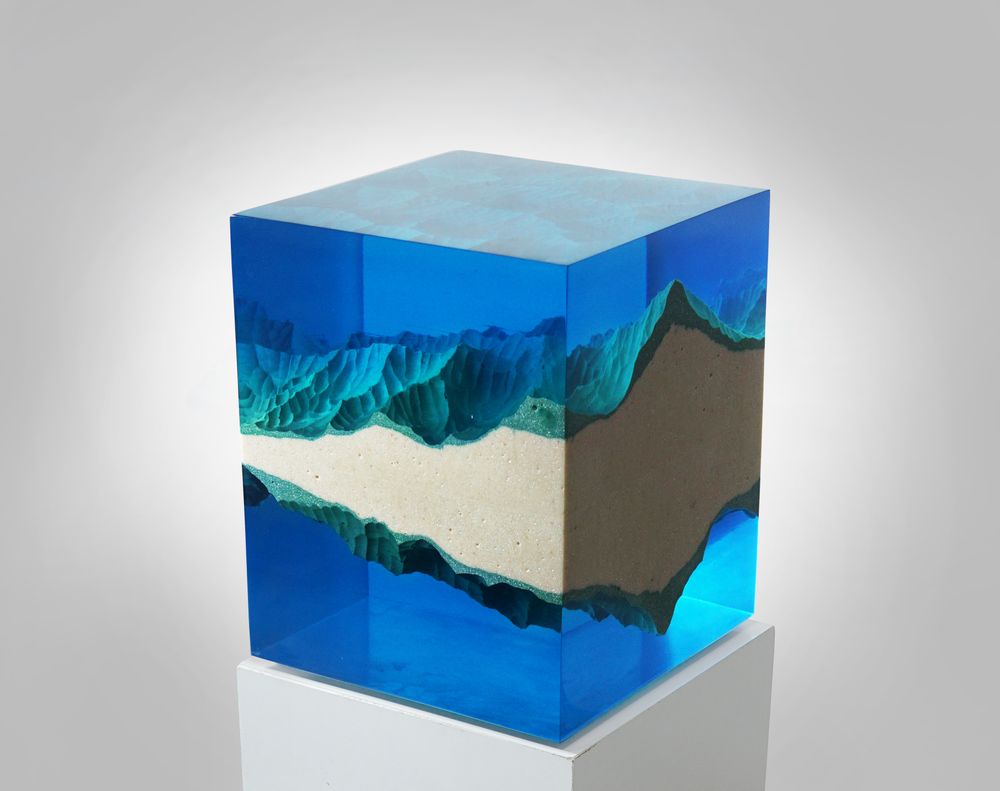 Sculptures, statuettes and miniatures - Mountains Mirror | Sculpture - LO CONTEMPORARY