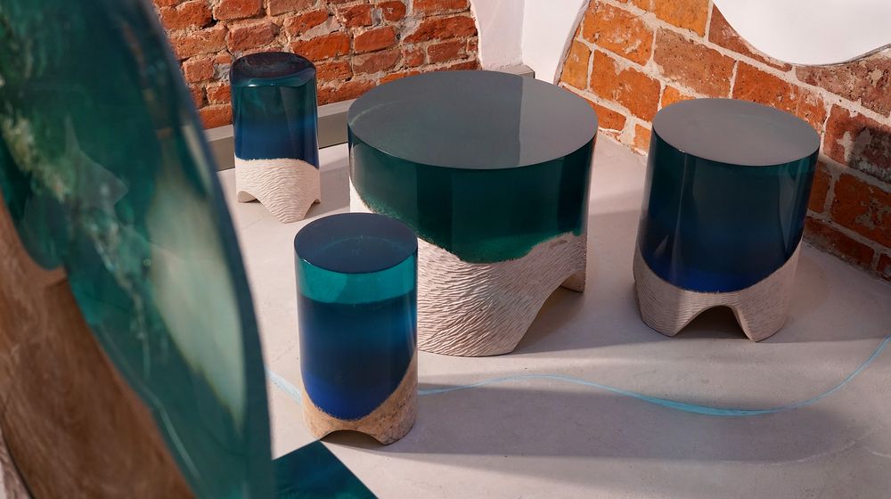 Sculptures, statuettes et miniatures - Immerso | Table & Tabouret - LO CONTEMPORARY