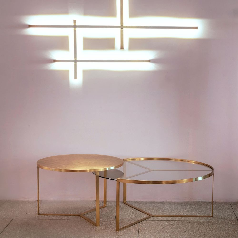 Coffee tables - Sonia 2  nesting coffee tables - ATELIER LANDON