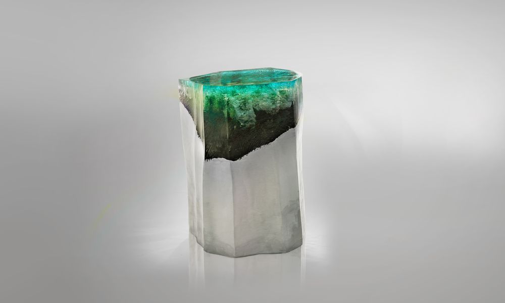 Sculptures, statuettes and miniatures - Cliff |Side Table - LO CONTEMPORARY