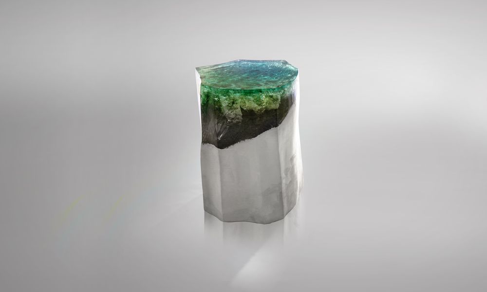 Sculptures, statuettes and miniatures - Cliff |Side Table - LO CONTEMPORARY