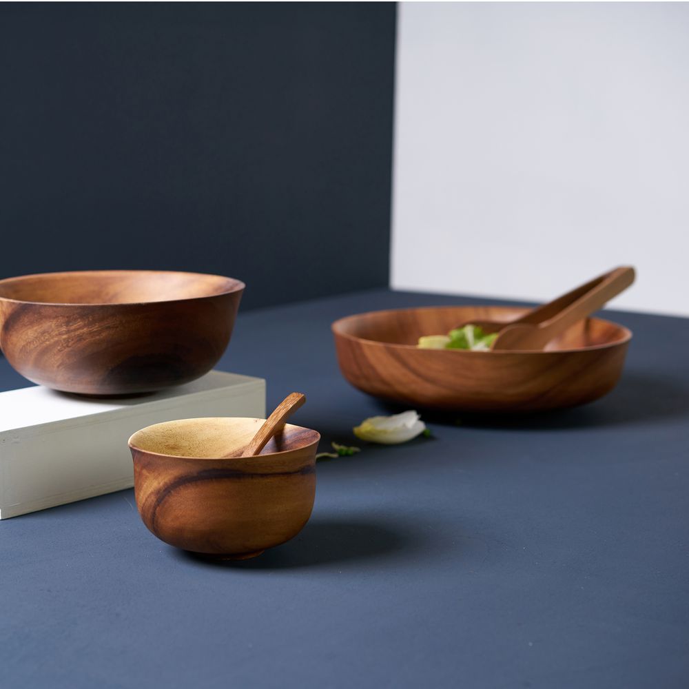 Bowls - Wooden Japanese bowls & rectangular trays - KINTA