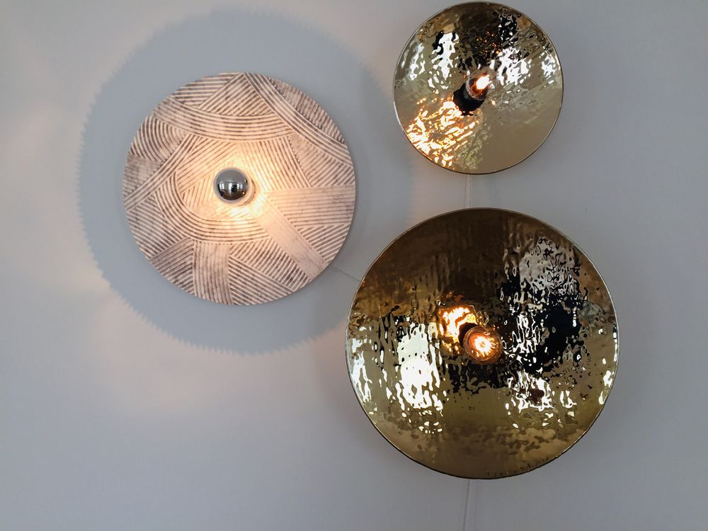 Unique pieces - Wall and ceiling lamp NEBBIA in handmade glass. - RADAR INTERIOR