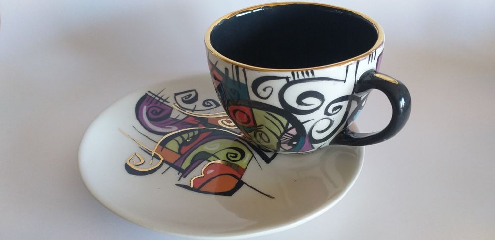 Ceramic - ENIGMA cups&saucers / SKY - ENIGMA