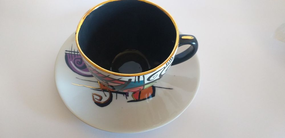 Ceramic - ENIGMA cups&saucers / SKY - ENIGMA