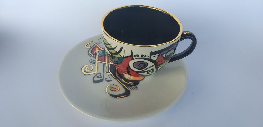 Céramique - ENIGMA tasses et soucoupes/TANIYA - ENIGMA