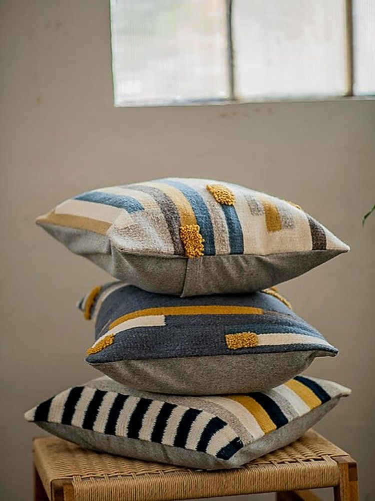 Coussins textile - Coussin Ritmo Azul - ARTYCRAFT