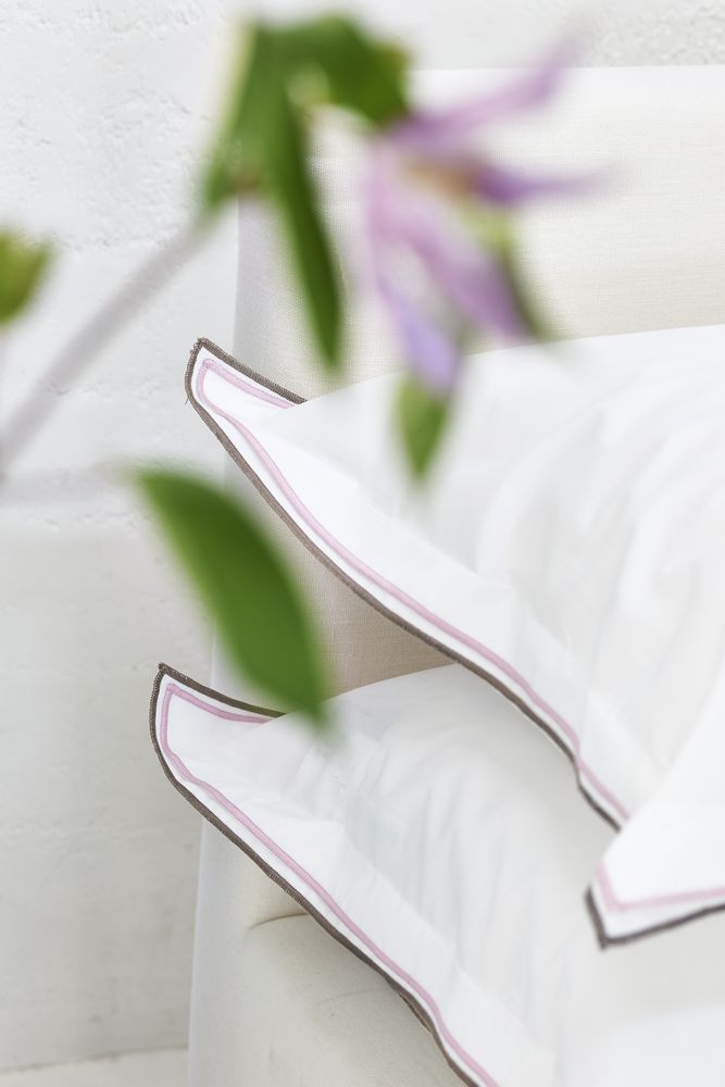 Bed linens - Astor Nutmeg & Dusty Rose Bed Set - DESIGNERS GUILD