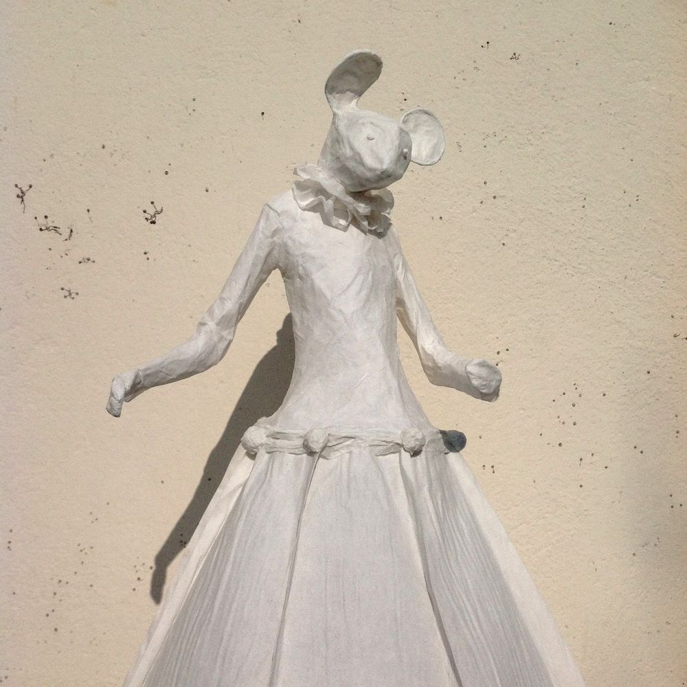 Pièces uniques - Animal facetté, lampe - PAPIER À ÊTRES