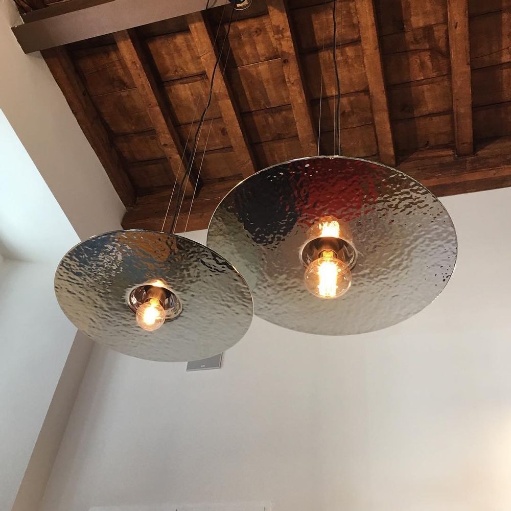 Objets de décoration - Suspension et applique en verre martelé fait à la main MIRAGE - RADAR INTERIOR