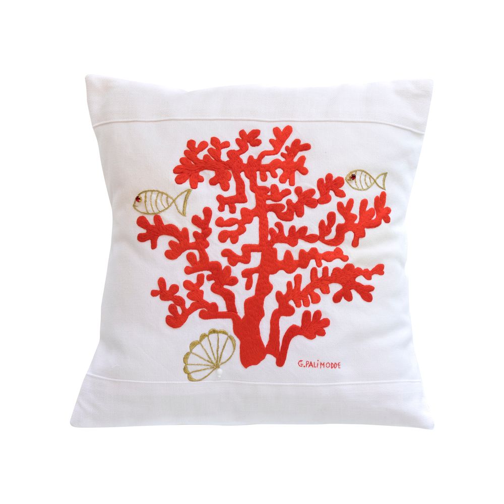 Cushions - Embroidered collection cushions - LE BOTTEGHE SU GOLOGONE
