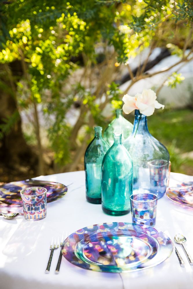 Everyday plates - Glass collection - LE BOTTEGHE SU GOLOGONE