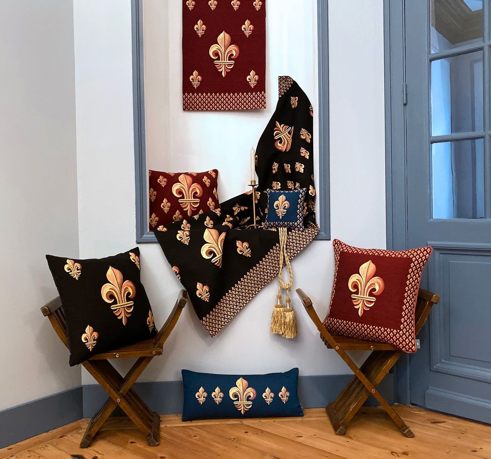 Coussins - Fleurs de lys - ART DE LYS