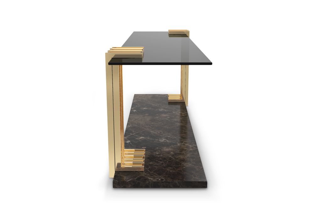 Tables basses - Vertigo Long Side Table - LUXXU