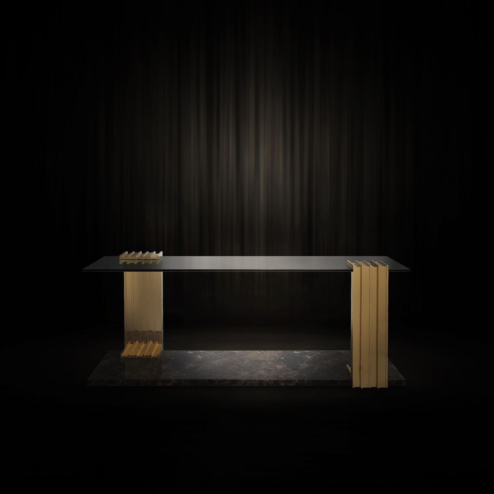 Tables basses - Vertigo Long Side Table - LUXXU